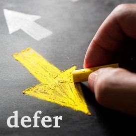 defer